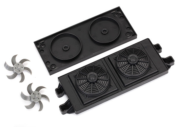 Traxxas 8421 - Radiator, black Unlimited Desert Racer