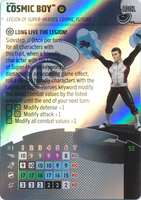 Masters of Time L001 - Cosmic Boy - Legacy Card