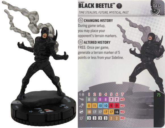 Masters of Time 043A - Black Beetle - Rare