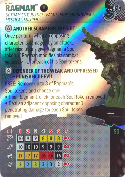 Masters of Time L047B - Ragman - Legacy Card