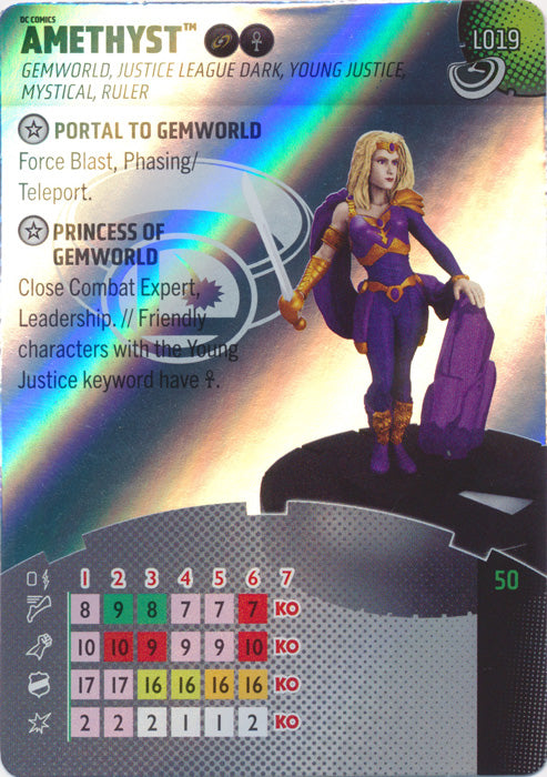 Masters of Time L019 - Amethyst - Legacy Card